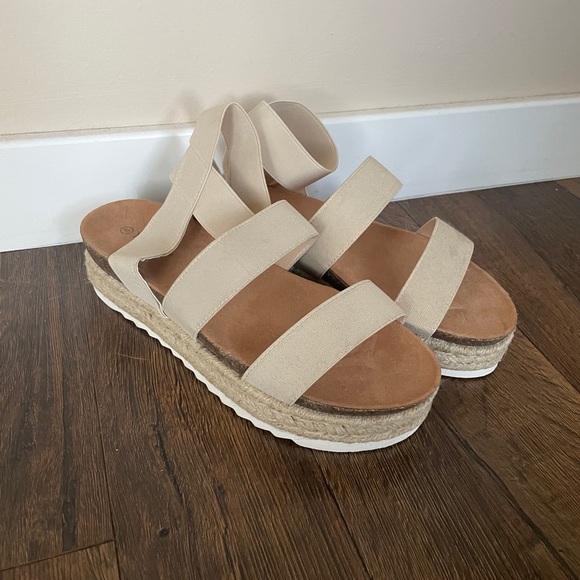 Shoes - tan espadrilles